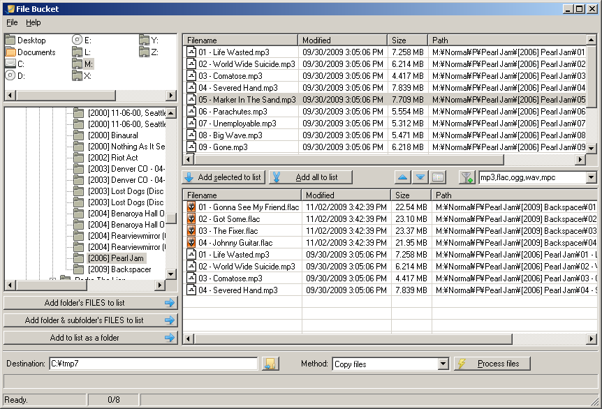 File Bucket screenshot